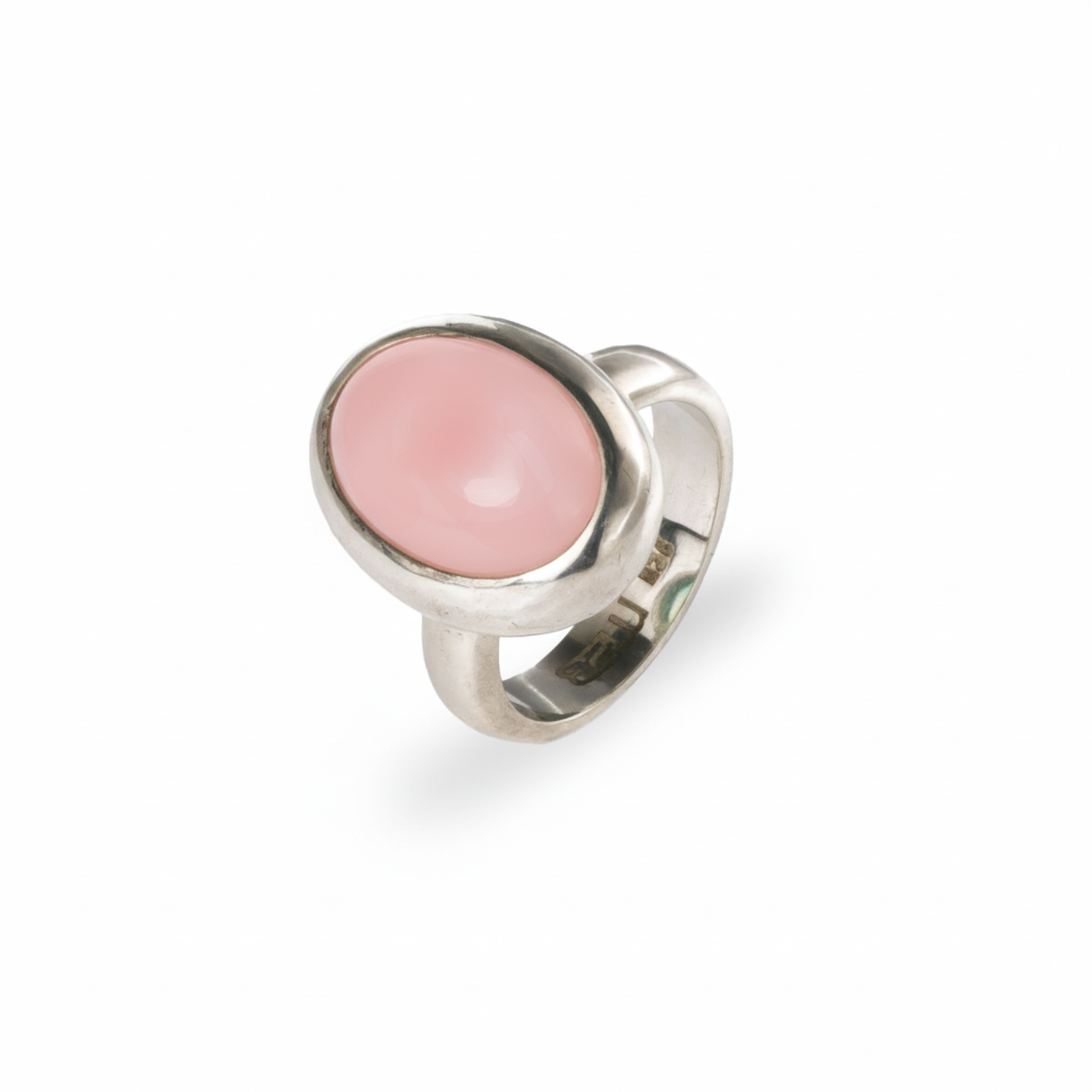 Charlie ring chunky - With Pink Chalcedony
