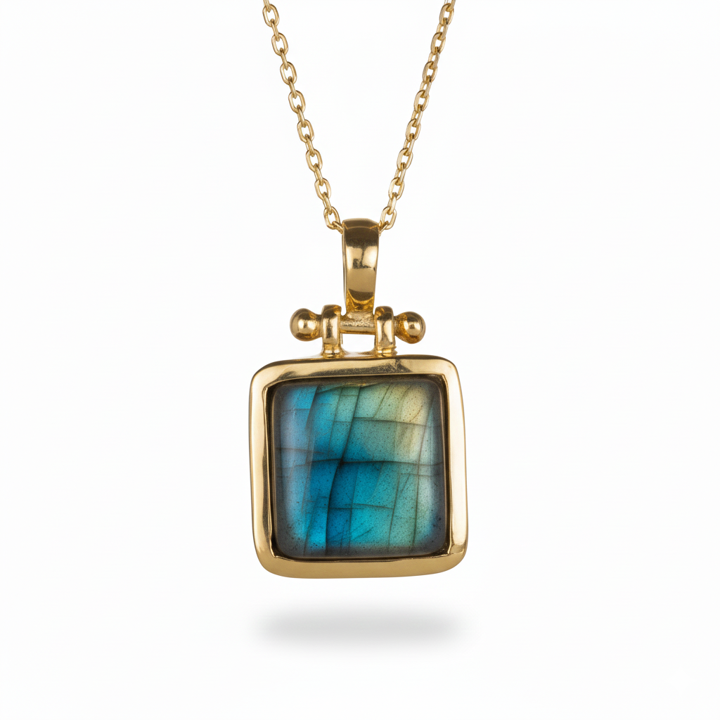 Pendant - With Large Labradorite