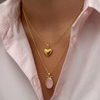 Pendant - With 10x14 Pink Jade