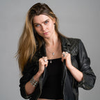 Charlie ring slim - With oval Rainbow Moonstone