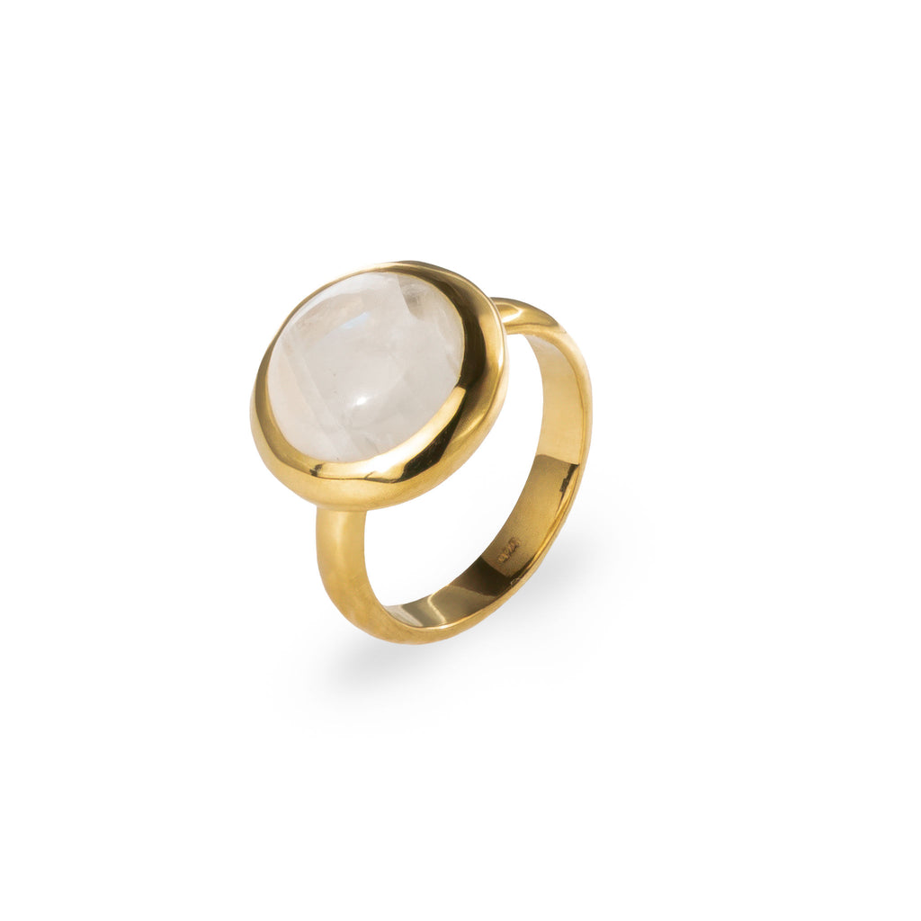 Charlie ring chunky - With Rainbow Moonstone