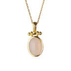 Pendant - With 10x14 Pink Jade