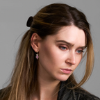 Earrings - With oval Rose quartz