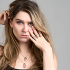 Pendant - With Big Pink Chalcedony