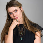 Pendant - With Large Aqua blue Chalcedony